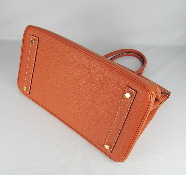 Replica Hermes Birkin 40CM Togo Bag Light Orange 6099 Online